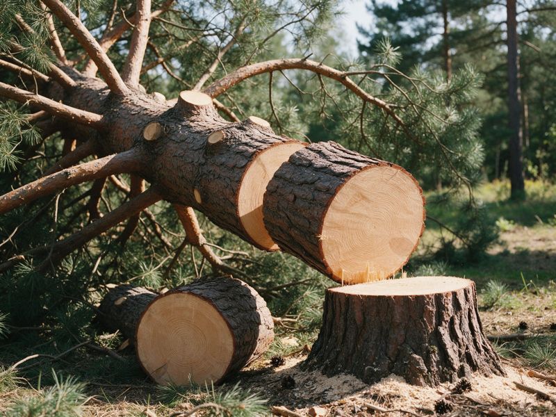 tree removal project near Knoxville, TN